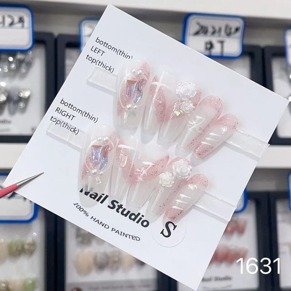 1631#White Shell Camellia