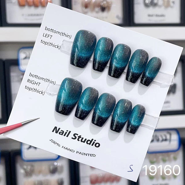 19160#Blue Cat’s Eye Short T