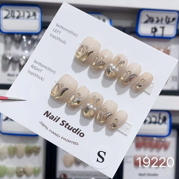 19220#Short T Gold Bunny