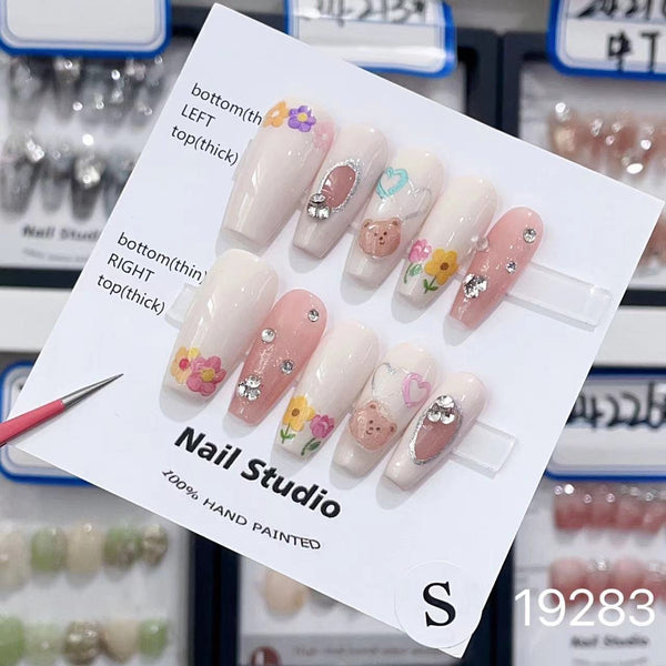 19283#Flower Bear Medium T