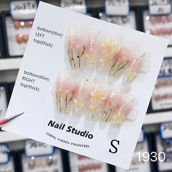 1930#Small Yellow Flower Medium T