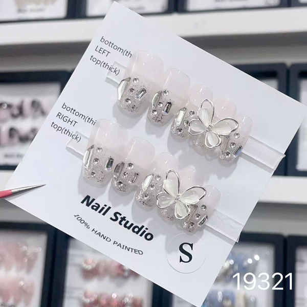 19321#Ice Diamond Butterfly Short T