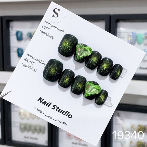 19340#Chasing the Light Green Heart