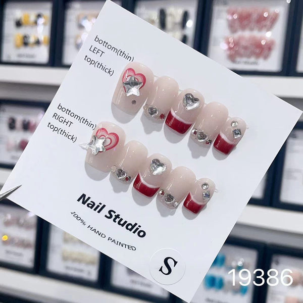 19386#Rose French Glitter Diamonds