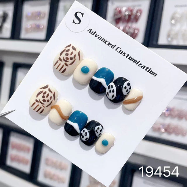 19454#Dark Green Graffiti