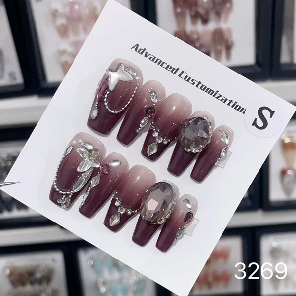 3269 Ice Crystals Grape Medium T